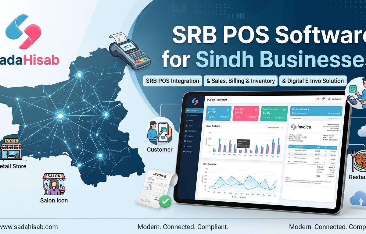 SRB POS Software in Sindh: Complete Business Management and E-Invoicing Solution